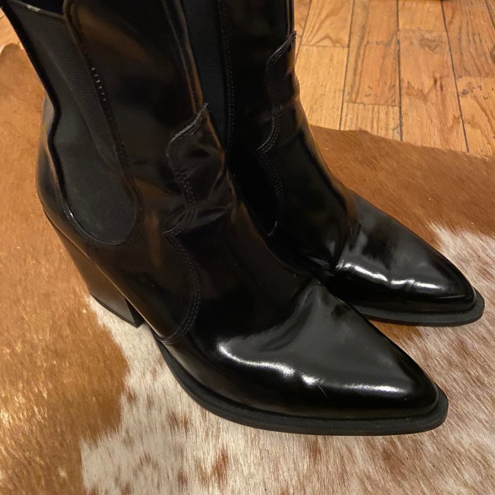 Zara Cowboy Booties